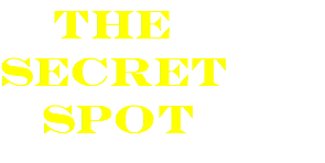 &nbsp;the secret spot